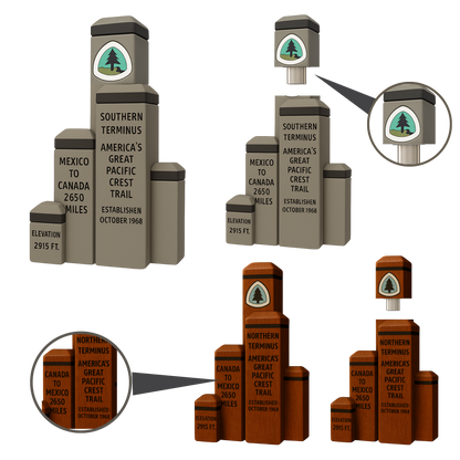 Pacific Crest Trail Memory Vault Keepsake | $6 from Each Sale Supports the PCTA