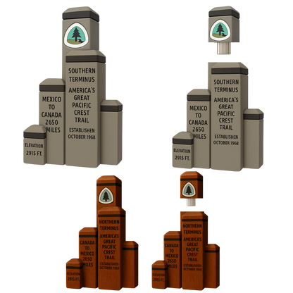 Pacific Crest Trail Memory Vault Keepsake | $6 from Each Sale Supports the PCTA