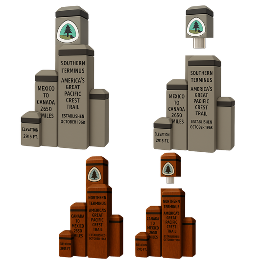 Pacific Crest Trail Memory Vault Keepsake | $6 from Each Sale Supports the PCTA