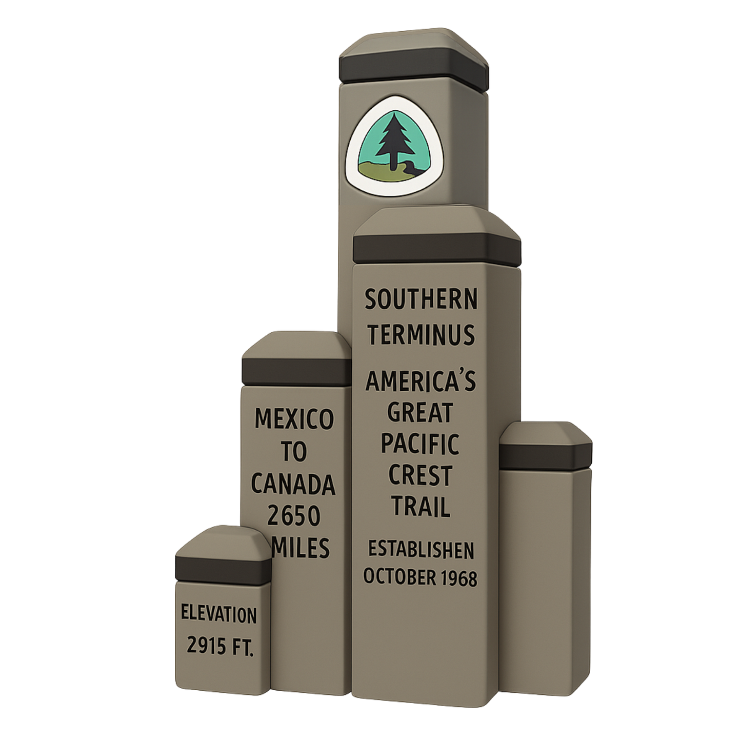 Pacific Crest Trail Memory Vault Keepsake | $6 from Each Sale Supports the PCTA