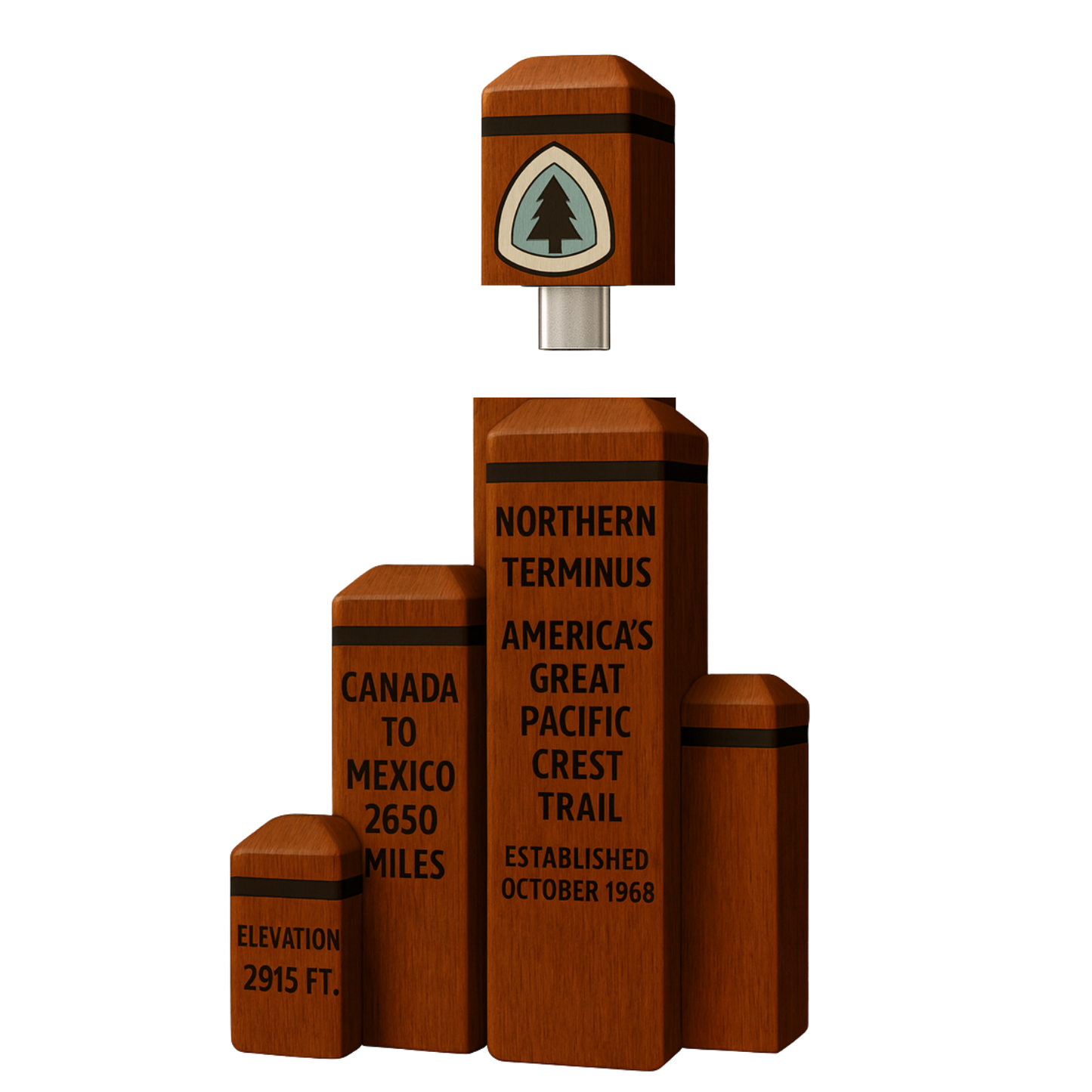 Pacific Crest Trail Memory Vault Keepsake | $6 from Each Sale Supports the PCTA