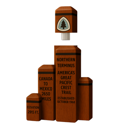 Pacific Crest Trail Memory Vault Keepsake | $6 from Each Sale Supports the PCTA