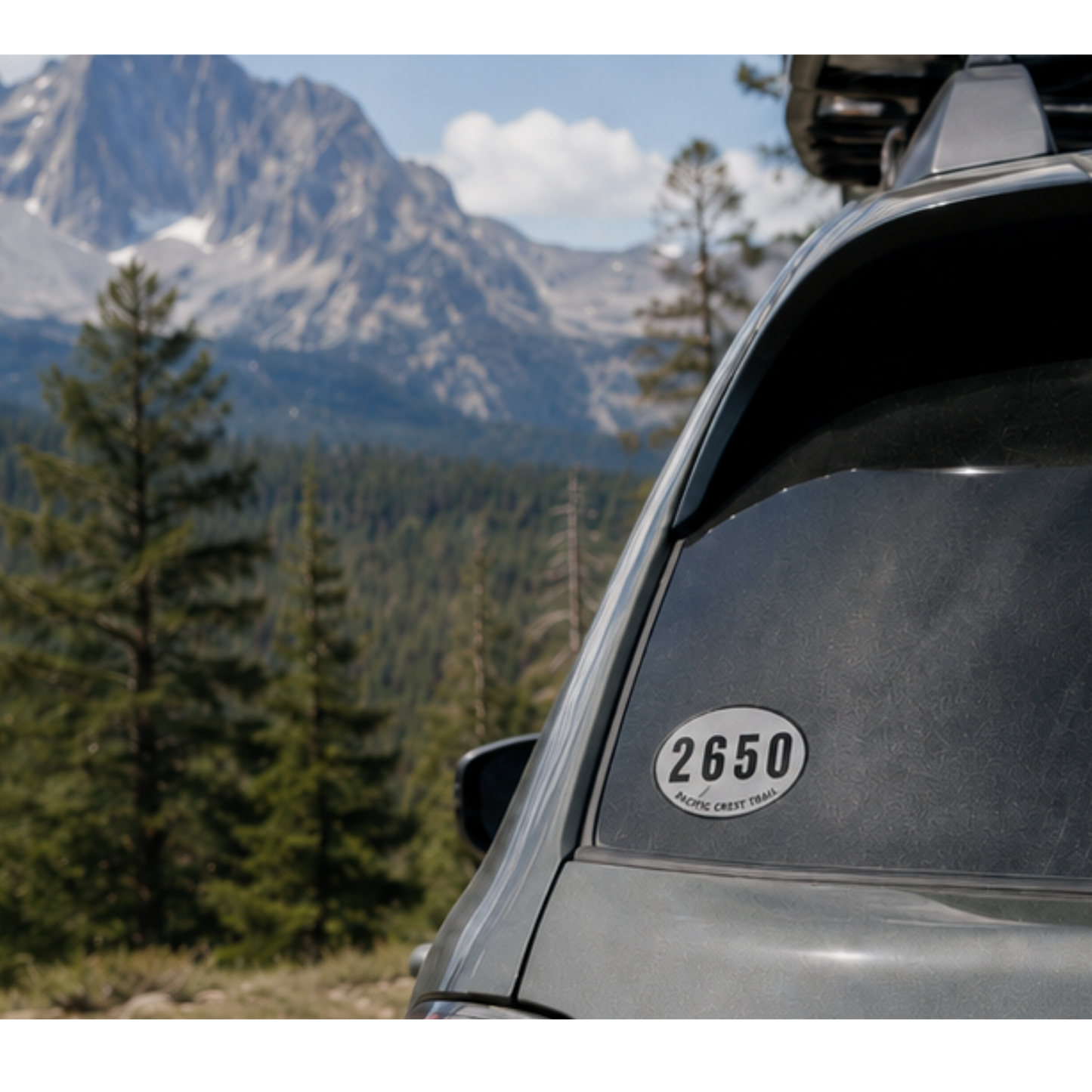 Pacific Crest Trail 2650 Oval Sticker | PCT Hiking Decal