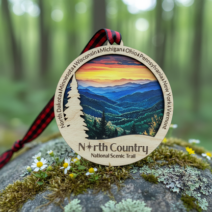 North Country Trail Mountain View Ornament