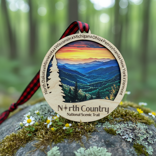 North Country Trail Mountain View Ornament