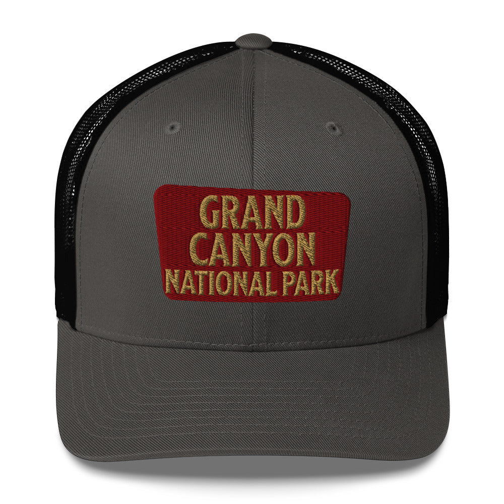 Grand Canyon National Park Sign Embroidered Trucker Hat