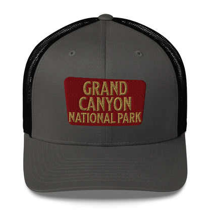 Grand Canyon National Park Sign Embroidered Trucker Hat