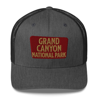 Grand Canyon National Park Sign Embroidered Trucker Hat