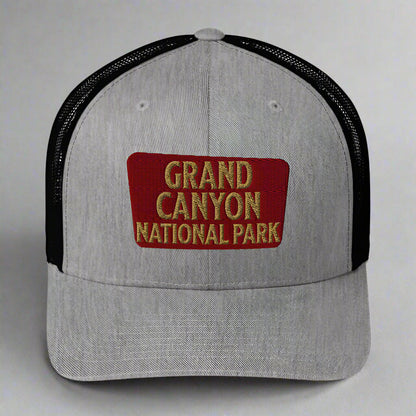 Grand Canyon National Park Sign Embroidered Trucker Hat