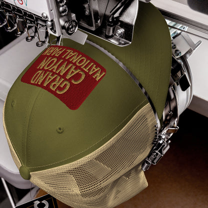 Grand Canyon National Park Sign Embroidered Trucker Hat