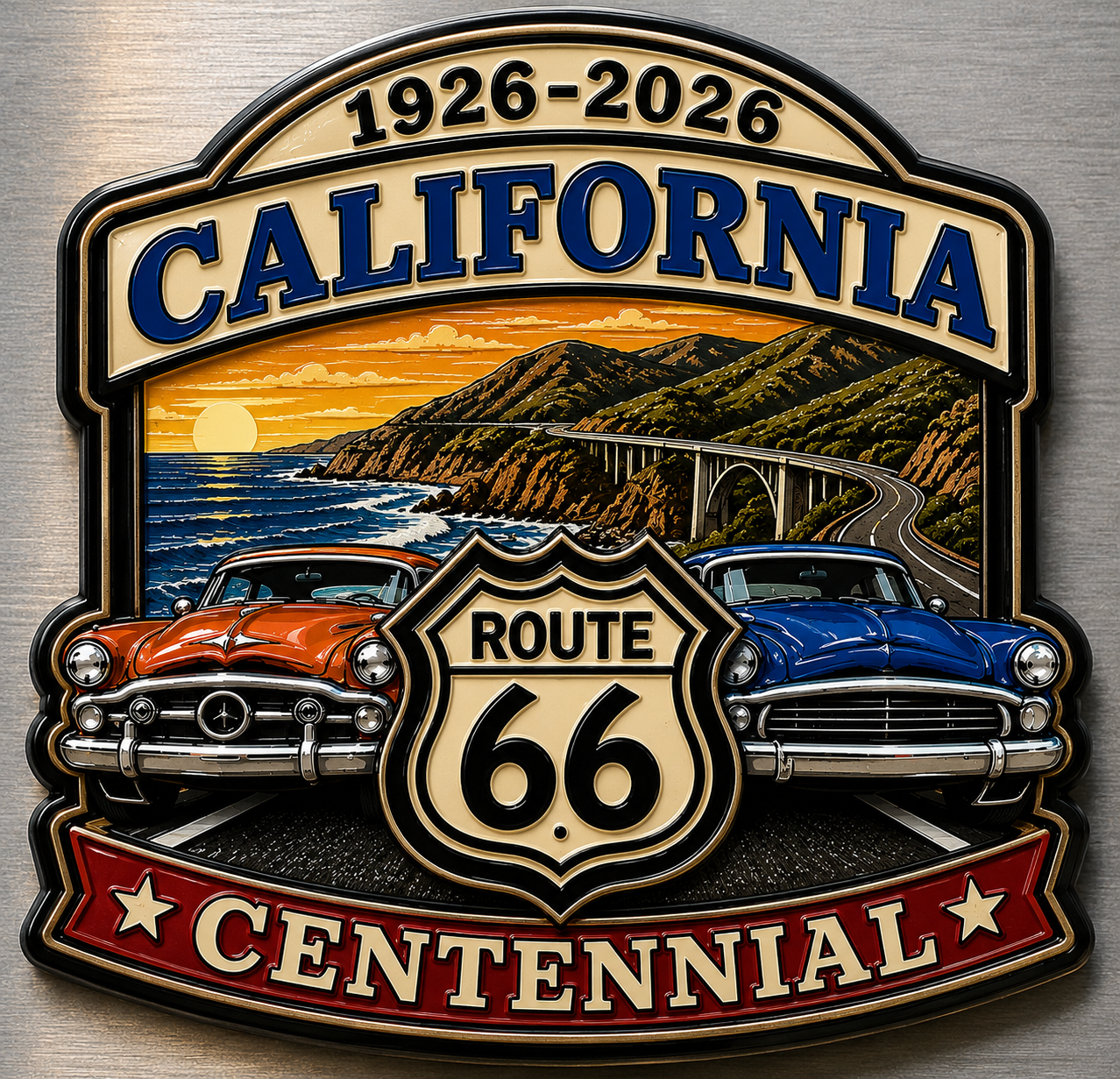 Route 66 Centennial Magnets (7) – Bulk Wholesale Orders