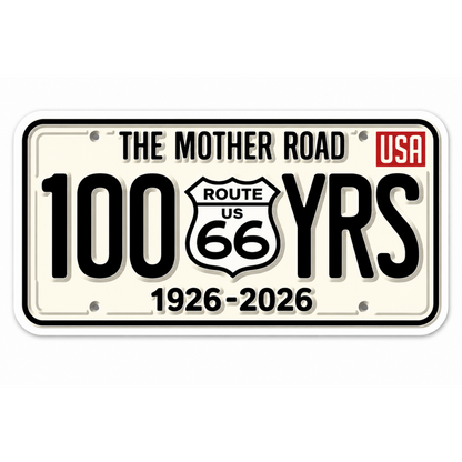 Route 66 Centennial Stickers (39) (4") – Bulk Wholesale Orders