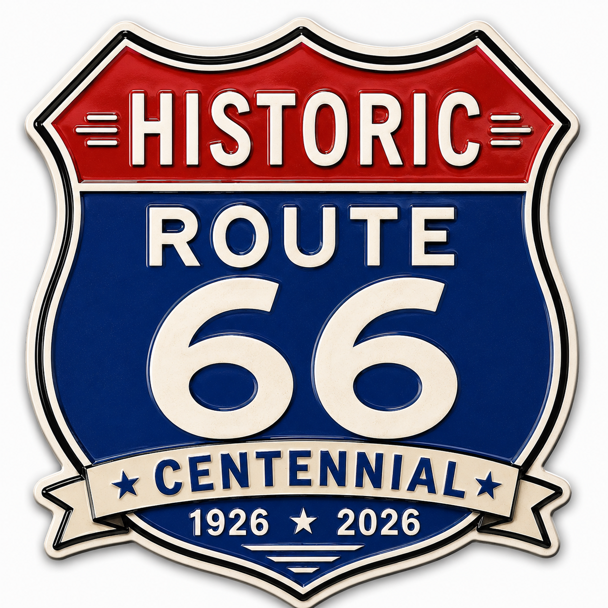 Route 66 Centennial Magnets (6) – Bulk Wholesale Orders