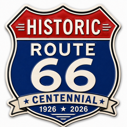 Route 66 Centennial Magnets (6) – Bulk Wholesale Orders