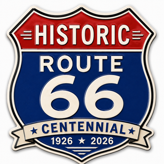 Route 66 Centennial Magnets (6) – Bulk Wholesale Orders