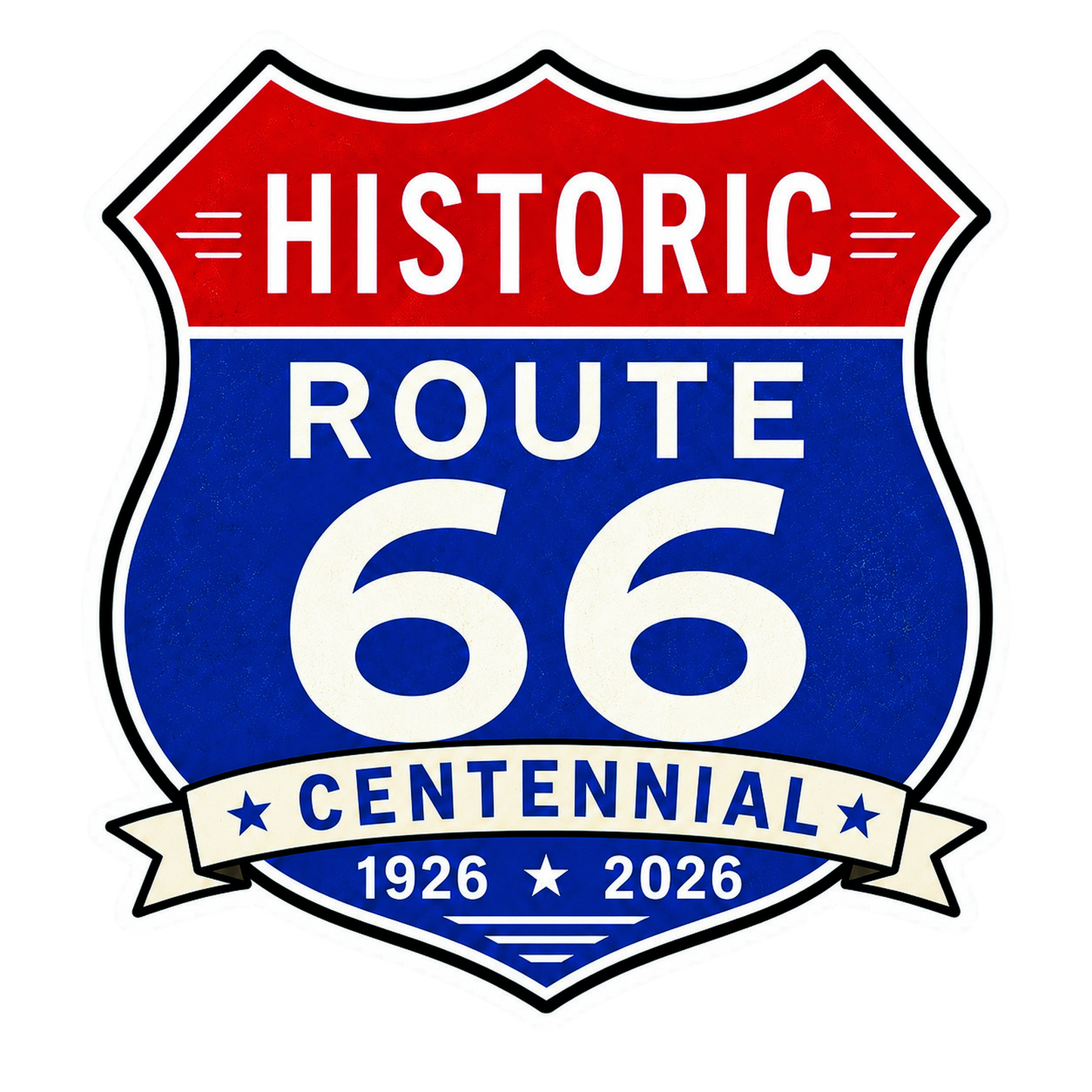 Route 66 Centennial Shield Hat - Multiple Colors and State Versions Available