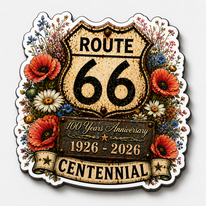 Route 66 Centennial Magnets (21) – Bulk Wholesale Orders