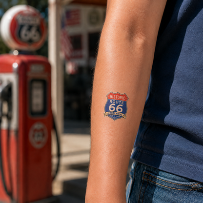Route 66 Temporary Tattoos (1) – Bulk Wholesale Orders