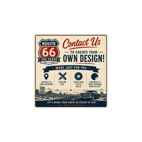 Bagdad Cafe Route 66 Centennial Magnets (B51) – Bulk Wholesale Orders