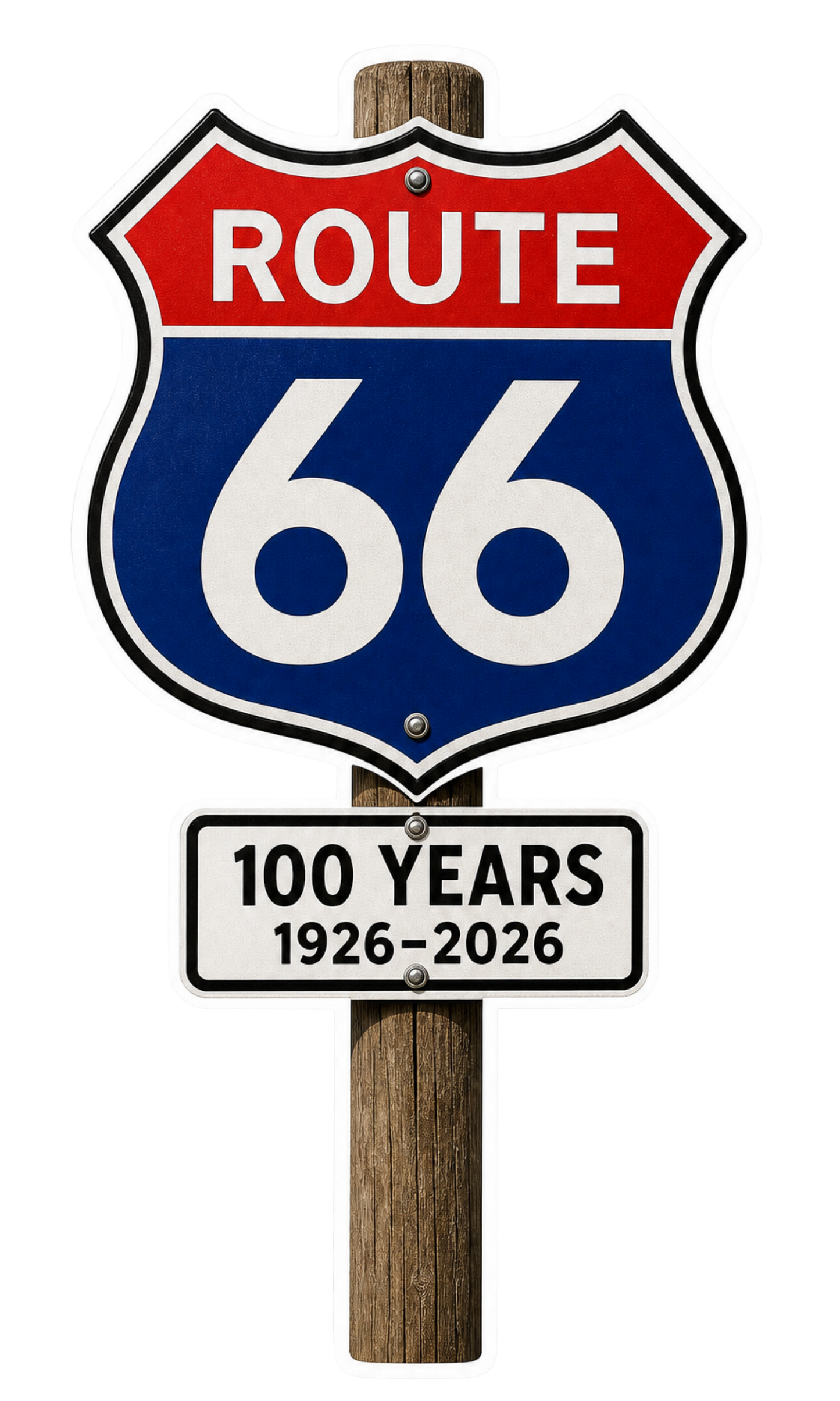 Route 66 Centennial Stickers (3") (33) – Bulk Wholesale Orders