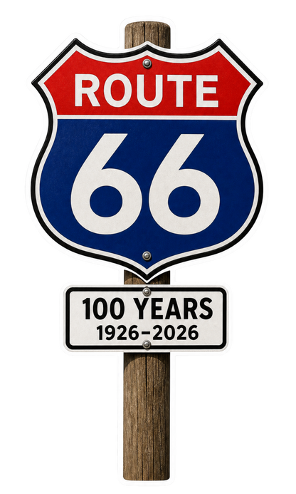 Route 66 Centennial Stickers (3") (33) – Bulk Wholesale Orders
