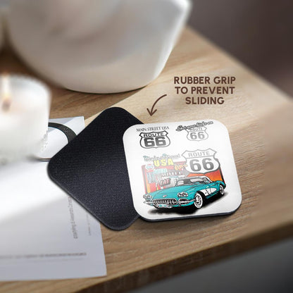 3dRose Signs - Route 66 - Coasters (cst_1010)