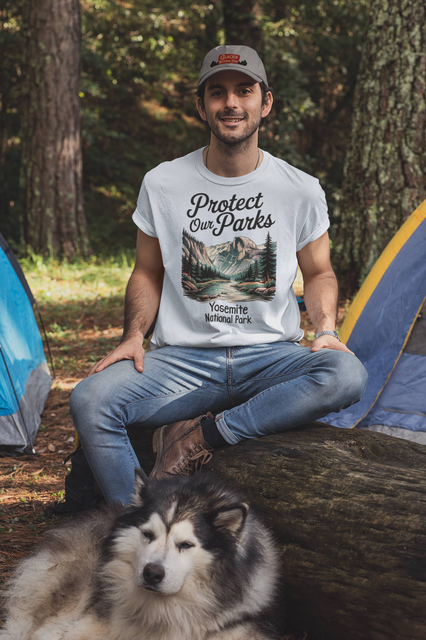 Protect Our Parks Yosemite Half Dome Unisex T-Shirt