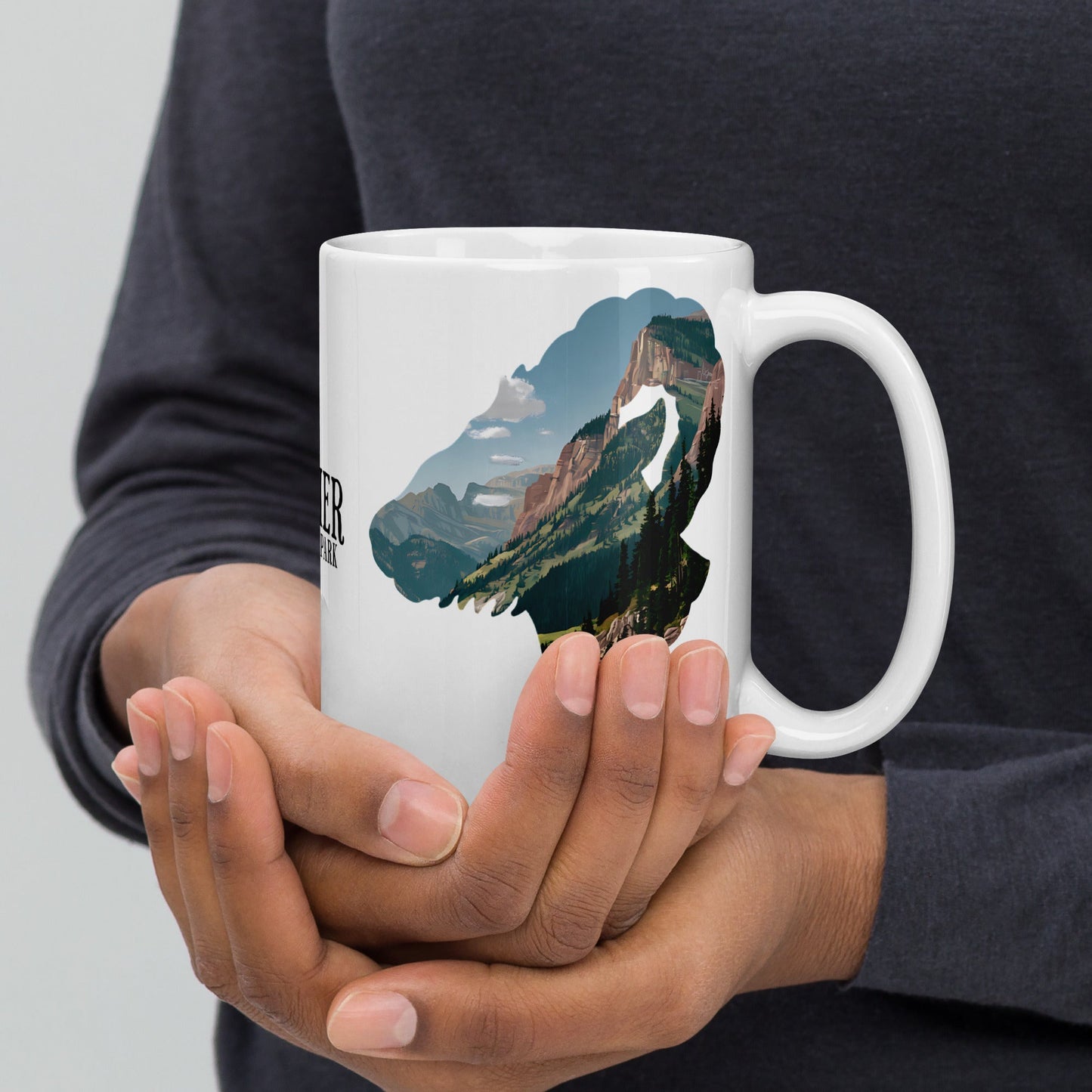 Glacier National Park Big Horned Sheep Mug