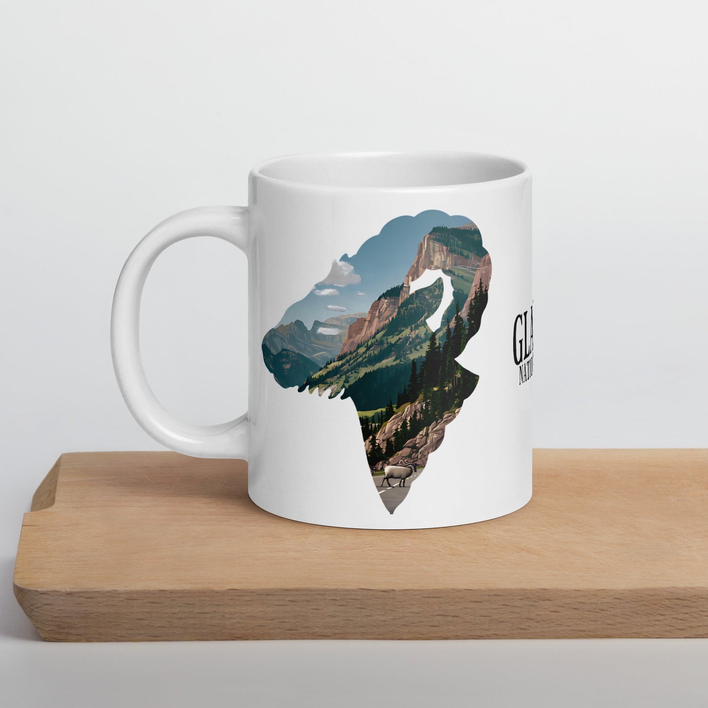 Glacier National Park Big Horned Sheep Mug
